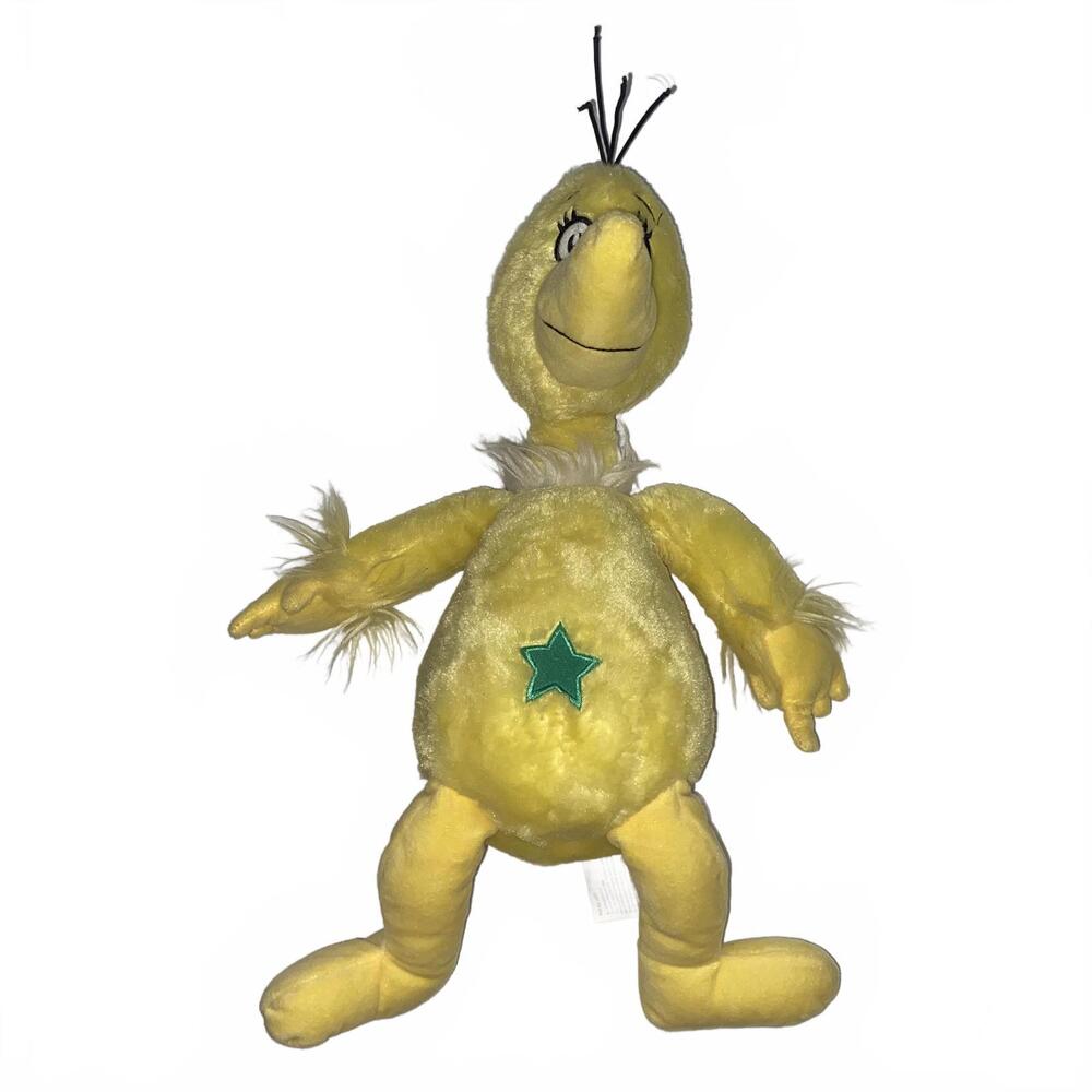 Dr Seuss Sneetch Plush Yellow Star Belly Character Stuffed Toy Large M L Size